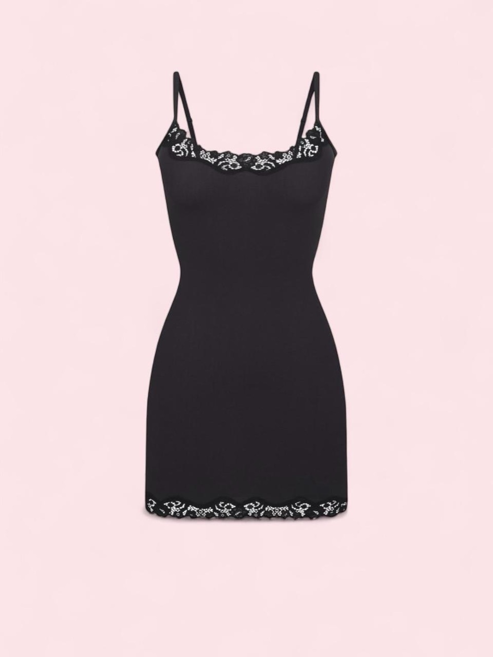 Skims Lace Slip Dress